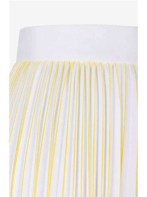 AIRBRUSHED PLEATED SKIRT FABIANA FILIPPI | GND265F420VR2 BIANCO/CEDRO